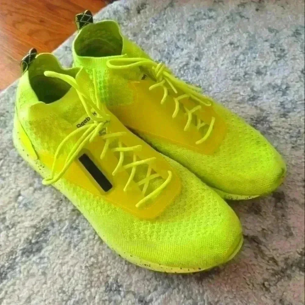 Reebok Mens Zoku Runner Ultra Knit Is Solar Yellow Black 11